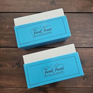 Vintage Trivia Pursuit Young Players Edition Replacement Cards - 2 Boxes